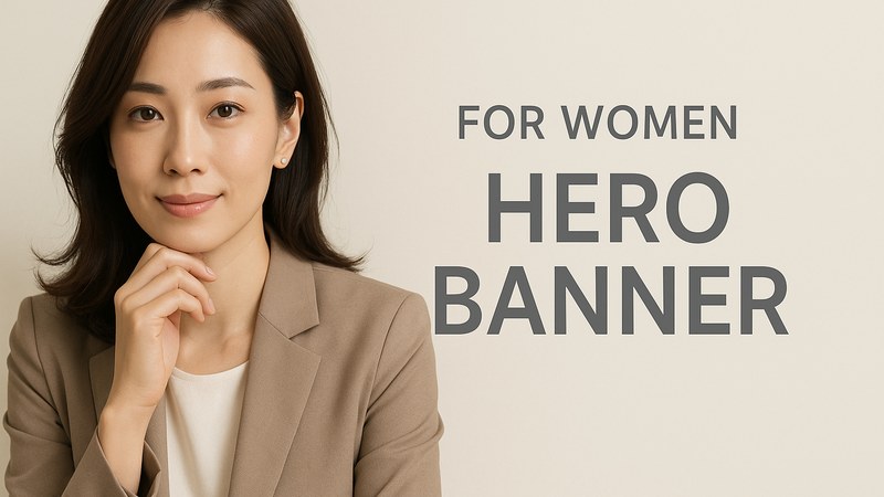 女性向品牌主视觉：自在从容的女性形象与温柔光影